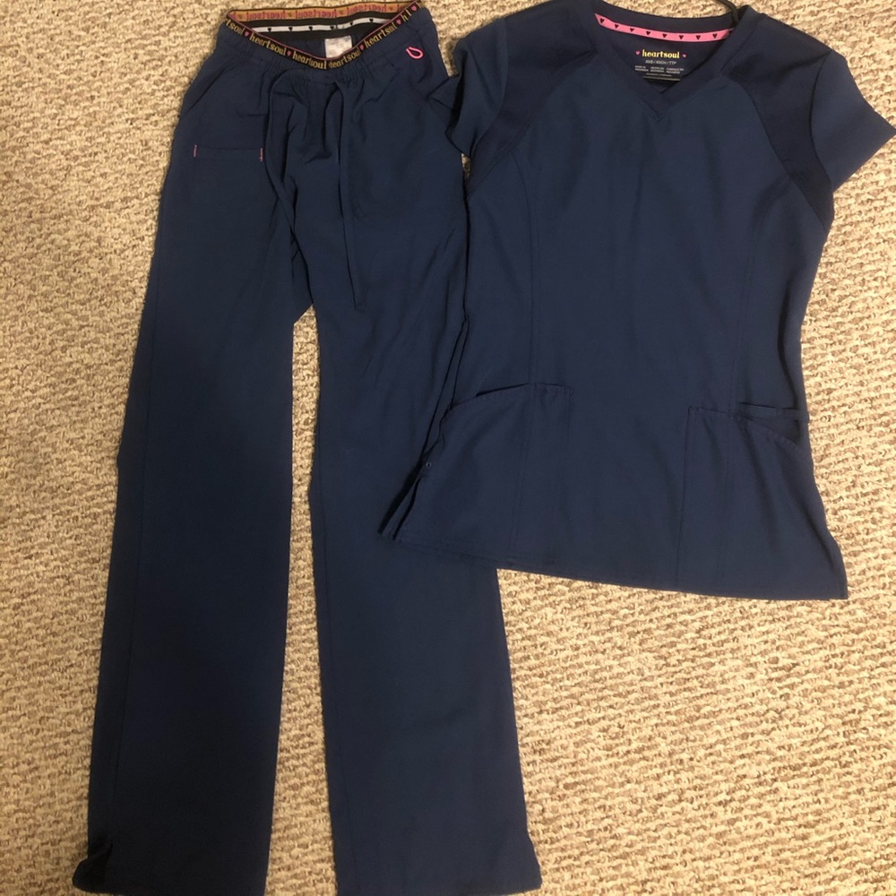 Heartsoul navy scrubs xxs